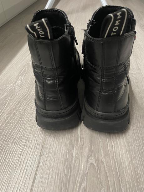 Kozene cizmy, tommy hilfiger,23