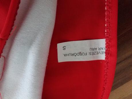 Dámske červené plavky, s