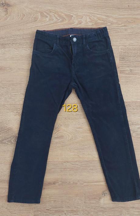 Menčestrové nohavice 128, h&m,128