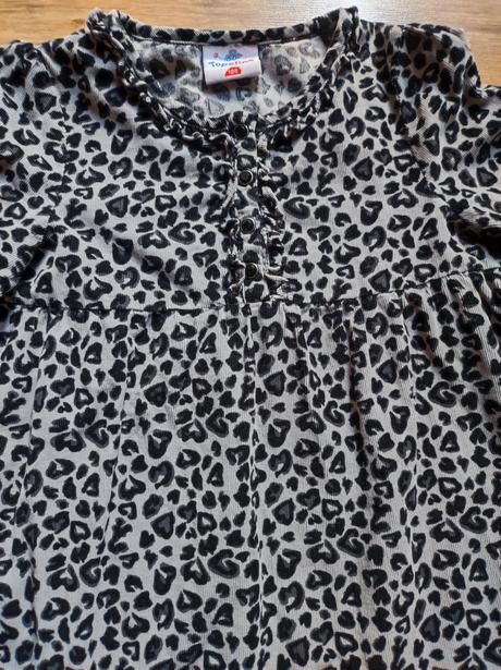 Šaty s leopardím vzorom., topolino,128