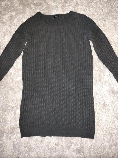 Šedé šaty, mango,s