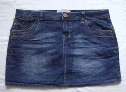 24/7 authentic denim riflová sukňa vel.40/m-l, denim co,l