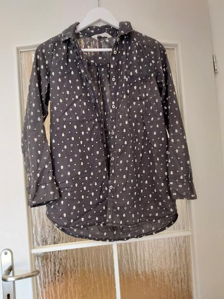 Košeľa s lebkami., h&m,158