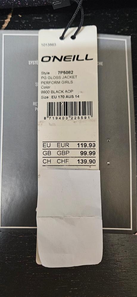 O'neill dievčenská zimná bunda veľkosť 15 rokov, o'neill,170