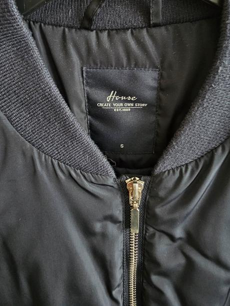 Modrá prechodná bomber bunda house, house,s