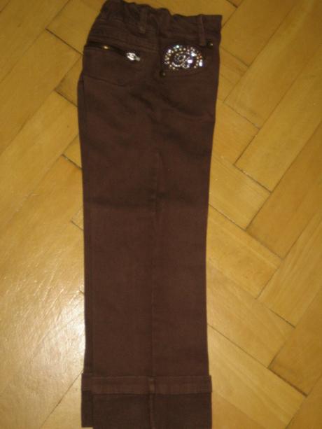 Miss blumarine 3/4 strečové nohavice pre 6 ročné, 122