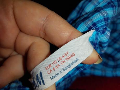 Chlapcenska kosela, h&m,110