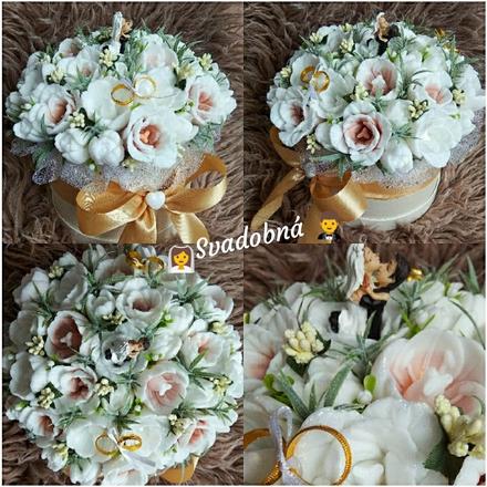 Mydlové boxy, kyticky, dekoracie, 