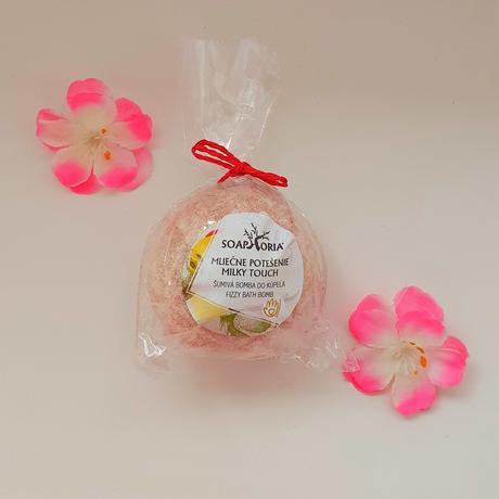 Prírodná šumivá guľa do kúpeľa, soaphoria, 