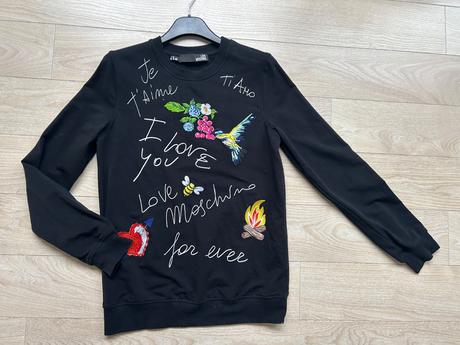 Mikina love moschino, velk s, s