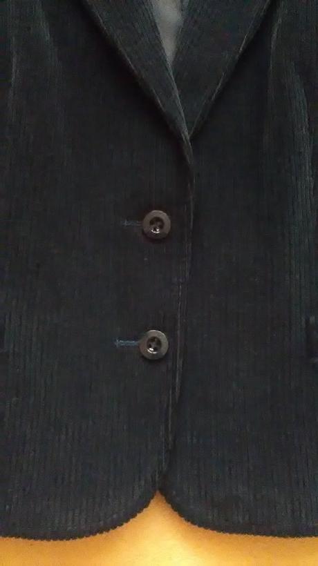 Menčestrové tmavozelené sako, 36