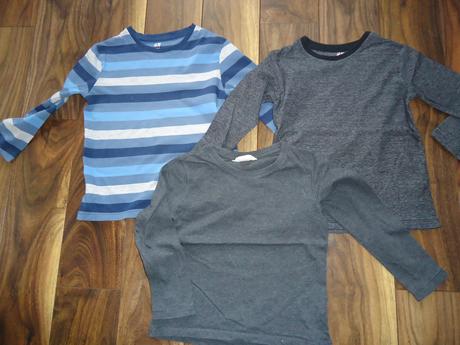 Tričká s dlhým rukávom , h&m,110