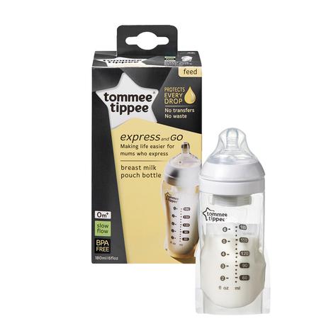 Tommee tippee express and go fľaša 180 ml, 0m+, tommee tippee