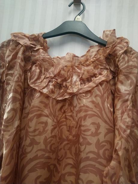 Karnevalová staroružová maxi blúza, xxxl a viac,