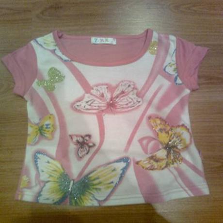 Dievčenské motýlikové tričko, 116