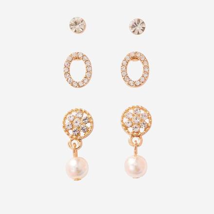 3 náušnice v krabičke, 