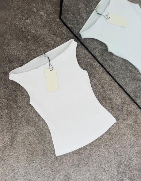 Biely top, zara,m