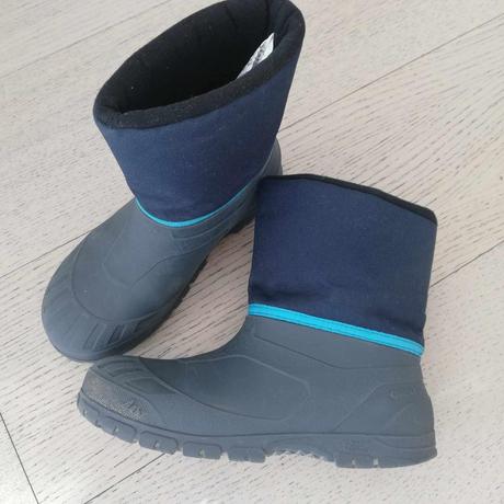 Detské hrejivé, nepremokavé čižmy-snehule quechua, quechua,34