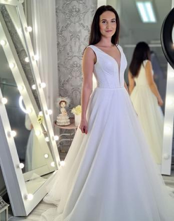 Svadobné šaty m/l, l / m