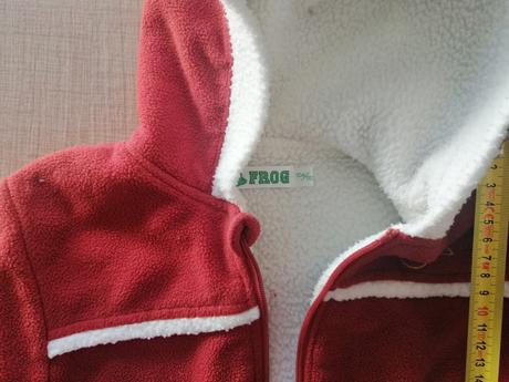 Plyšová bundička, velkosť 104-110, frog,110