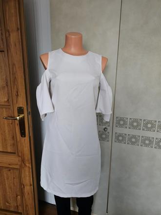 Luxusné biele šaty, reserved,38