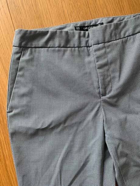 Zara sivé rovné nohavice 34, zara,34