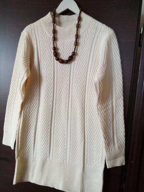 Dámske šaty prírodná biela, maslova, 40