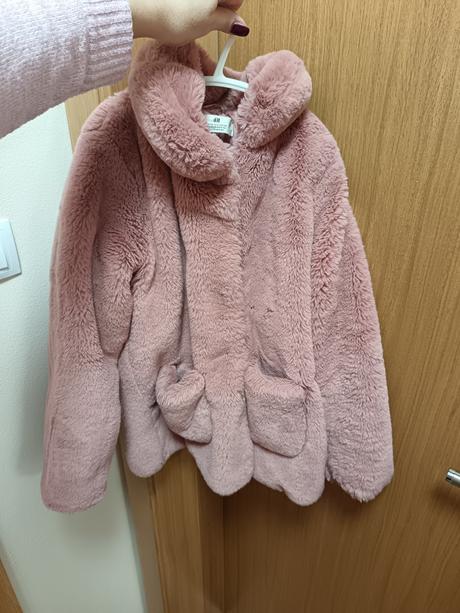 Dievčenský kožúšok, h&m,140