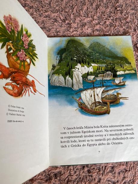 Krásna stará retro kniha daidalos a ikaros 1994,