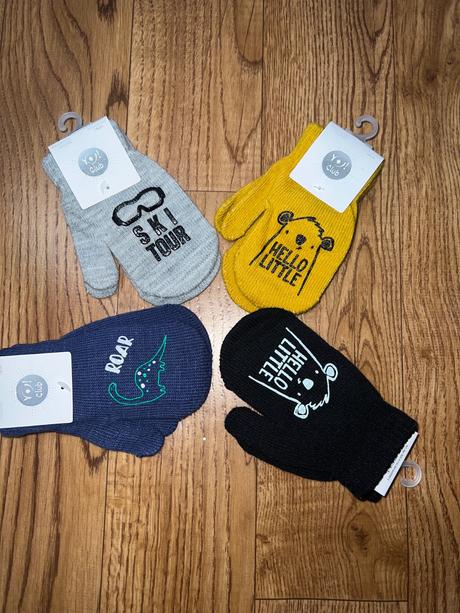 Tenke rukavicky so snurkou, 92 / 98 / 104