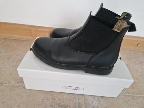 Cizmy jazdecke fouganza 35 cierne na kone, decathlon,35