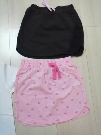 Suknicky 2 ks plus tricko vel. 122-128, dopodopo,122