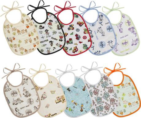 Akuku froté podbradník stredný - viazaný, akuku