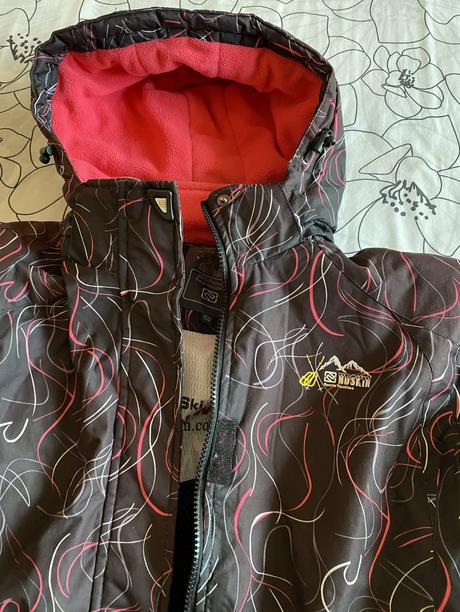 Kvalitná teplá lyžiarska bunda ndskin v. s/m, s