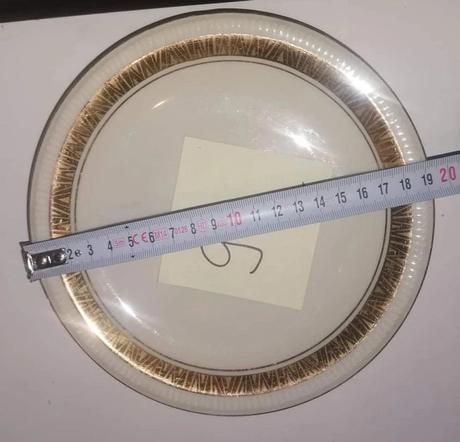 5ks sada retro czechoslovakia plytkych tanierov, 