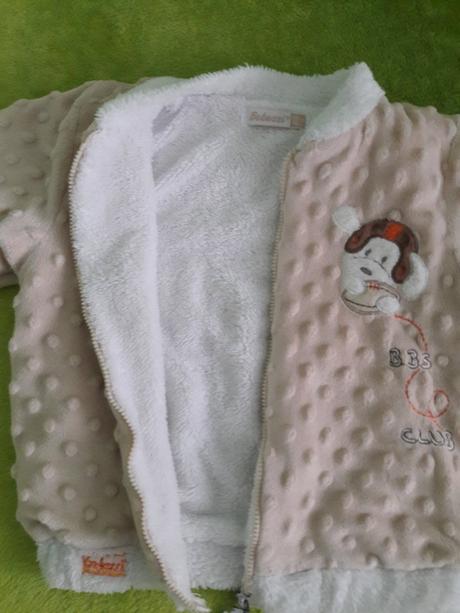 Minky teplučký chlpatý kabátik, 86