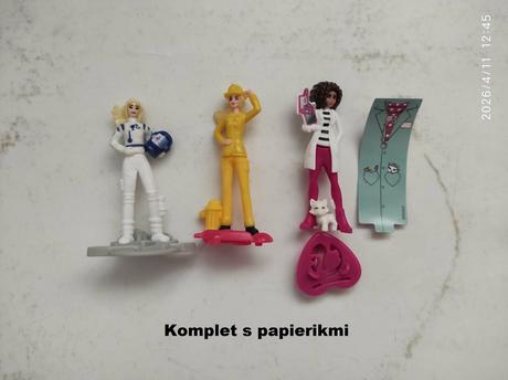 Kinder barbie, mario, natoons, marvel, 