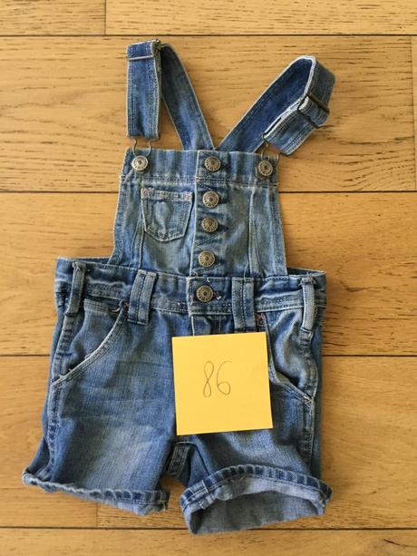 Kraťasky riflové, h&m,86