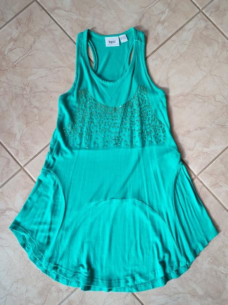 Letné šaty s flitrami, bonprix,134