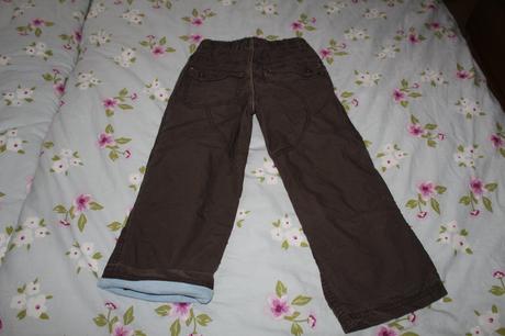 Podšité roll-up nohavice next 110, next,110