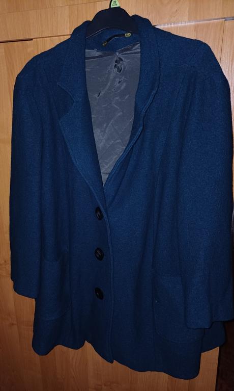 Dámsky zelený kabat, xxxl