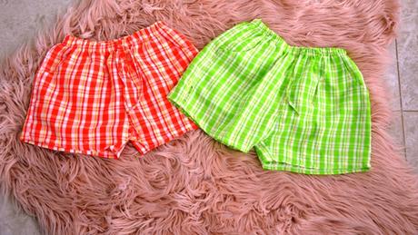 2x šortky-116-darujem, 116