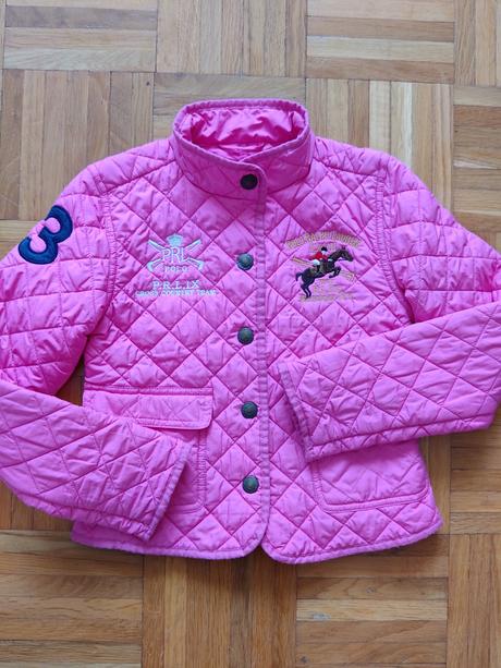 Ralph lauren dievčenská krásna prešívaná bunda, ralph lauren,128