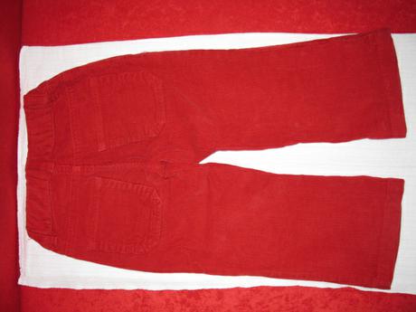 Detské menčestrové nohavice zn. gate, 98