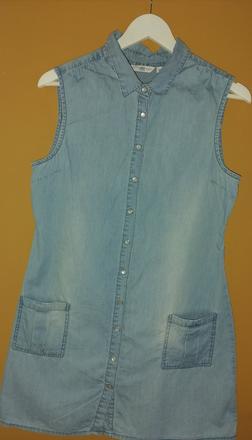 Dámske riflove šaty, look,40