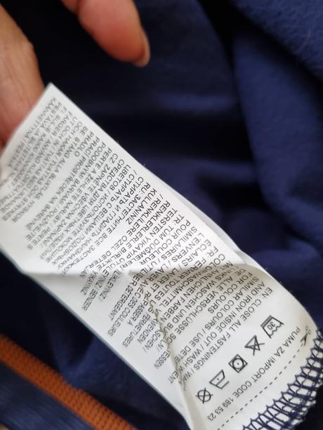 Športová tmavomodrá pánska mikina puma veľ. xxl, puma,xxl