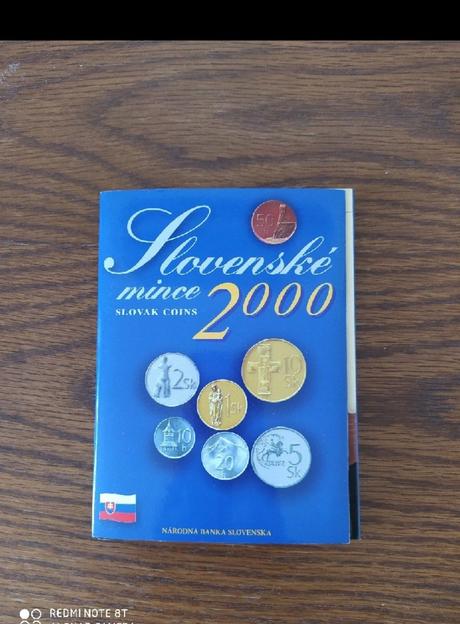 Ročníková sada mincí 2000 so žetónom.,