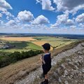 dnessna turistika panorama zo zrucani