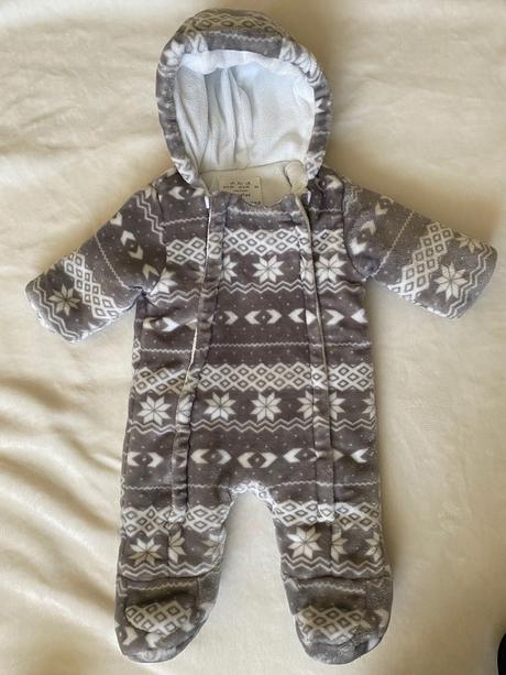 Krásny zimný overal (0-3 mesiace), f&f,62