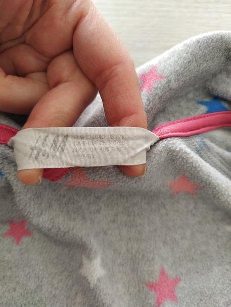 Sivá mikina veľ.134-140, h&m,134